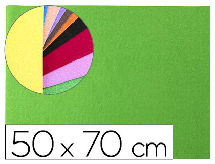 GOMA EVA LIDERPAPEL TEXTURA TOALHA VERDE PLACA 50X70CM 60GR ESPESSURA 2MM