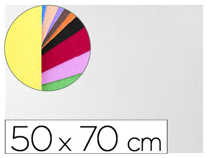 GOMA EVA LIDERPAPEL TEXTURA TOALHA BRANCO PLACA 50X70CM 60GR ESPESSURA 2MM