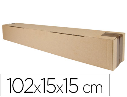 CAIXA PARA EMBALAR TUBO Q-CONNECT MEDIDAS 1020X150X150 MM ESPESSURA CARTAO 3 MM