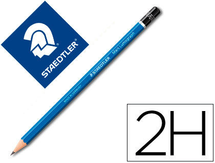 LAPIS DE GRAFITE STAEDTLER MARS LUMOGRAPH 100 2H UNIDADE