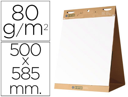 BLOCO CONGRESSO BI-OFFICE LISO AUTOADESIVO SECRETARIA 500 X 585 MM PAPEL DE 80GR