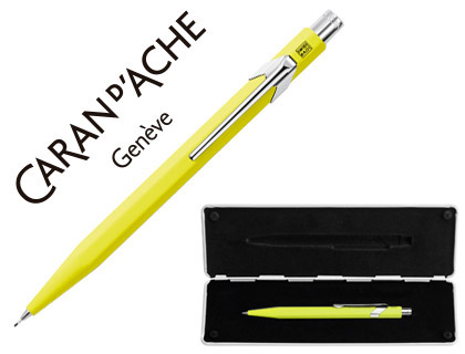 LAPISEIRA CARAN D'ACHE 844 0,7 MM COM ESTOJO AMARELO FLUOR