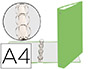 PASTA EXACOMPTA DE 4 ANEIS 30MM REDONDOS DIN A4 CARTAO FORRADO VERDE ANIS