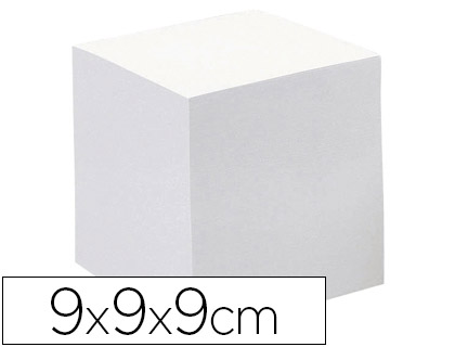BLOCO PAPEL QUO VADIS ENCOLADO BRANCO 680 FOLHAS 100% RECICLADO 90 GR 90X90X90 MM