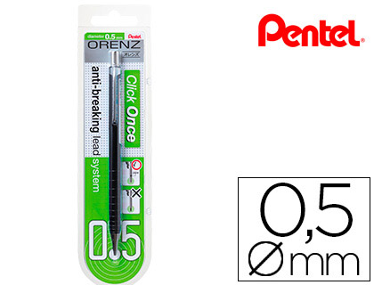 LAPISEIRA PENTEL ORENZ 0,5 MM -PRETO-EM BLISTER DE 1 UNIDADE