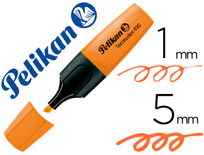 MARCADOR FLUORESCENTE PELIKAN TEXTMARKER 490 LARANJA