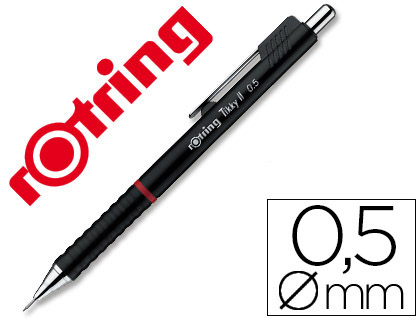 LAPISEIRA ROTRING TIKKY 0,5 MM PRETA